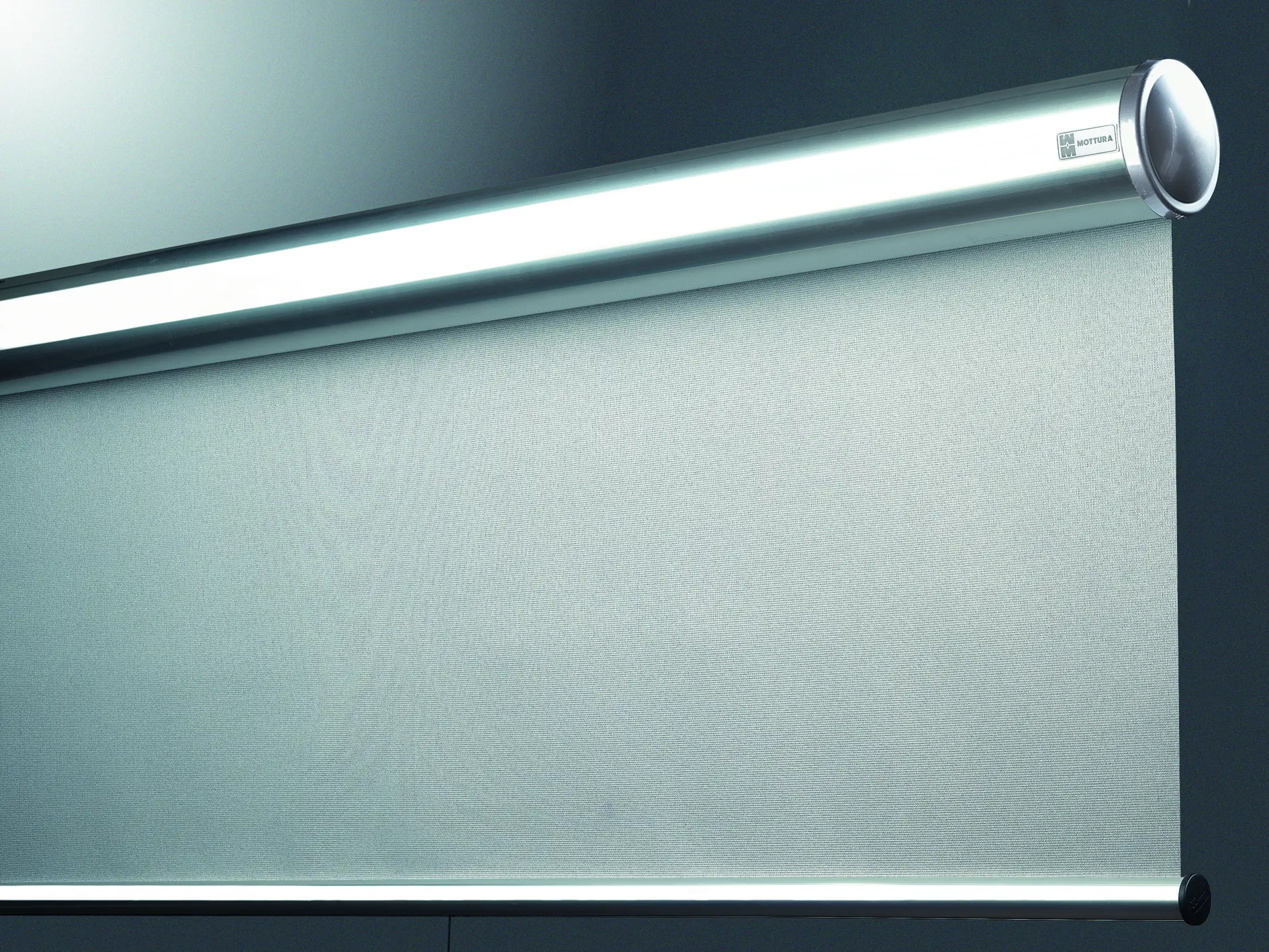 Roller blind with round frame Rollbox 275_0 Roller blind with round frame Rollbox 275_0