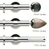 Decorative curtain rod Lux_12