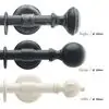 Decorative curtain rod Stile_12