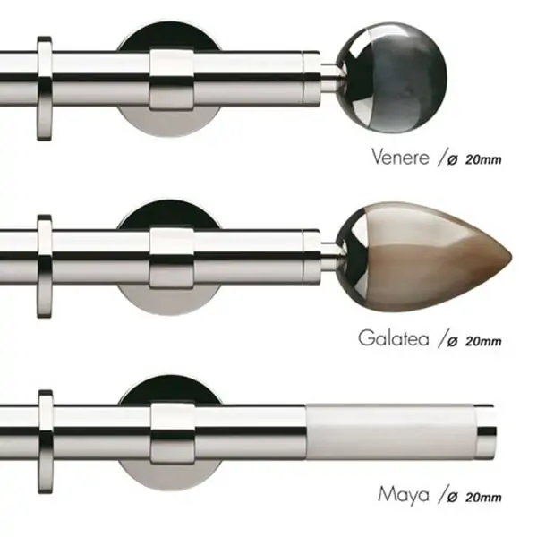 Decorative curtain rod Lux_6