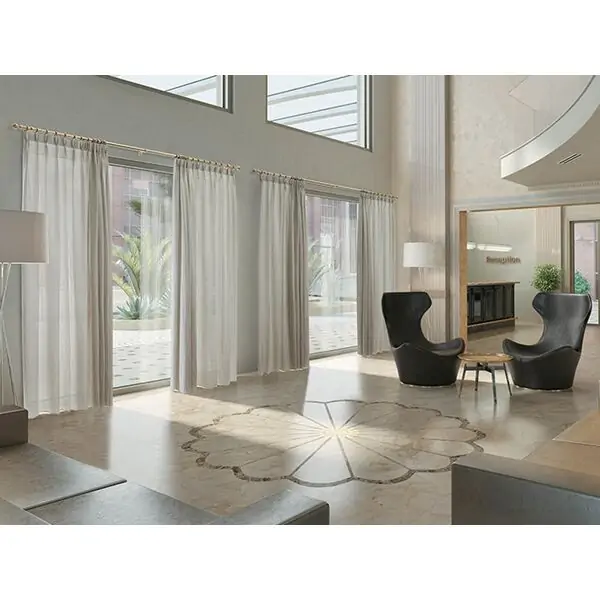Decorative curtain rod Lux_3
