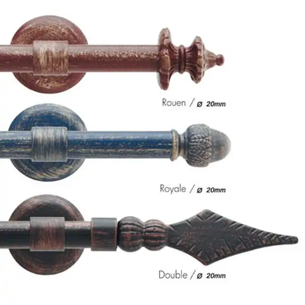 Decorative curtain rod Stile_9