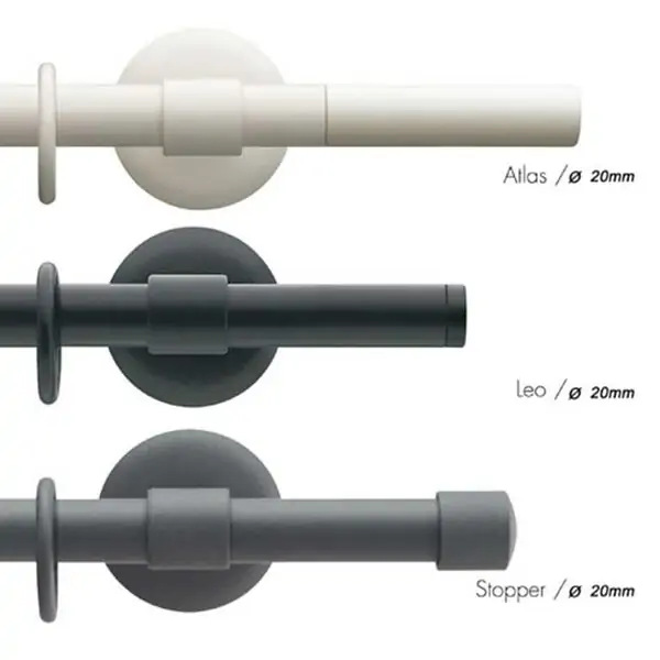 Decorative curtain rod Stile_7