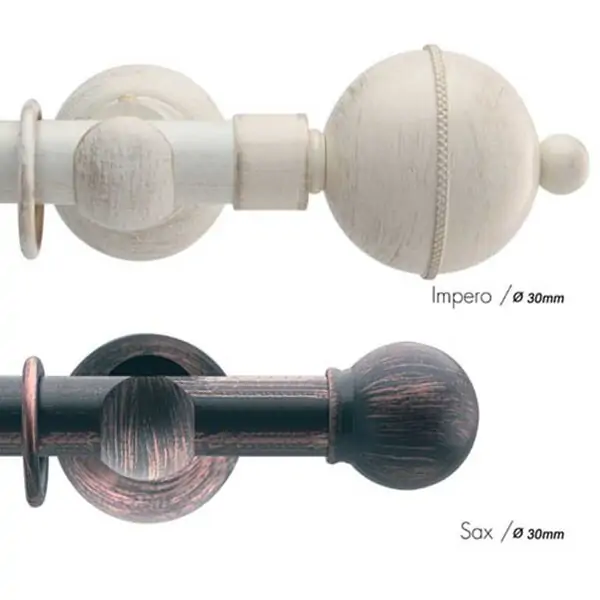 Decorative curtain rod Stile_6