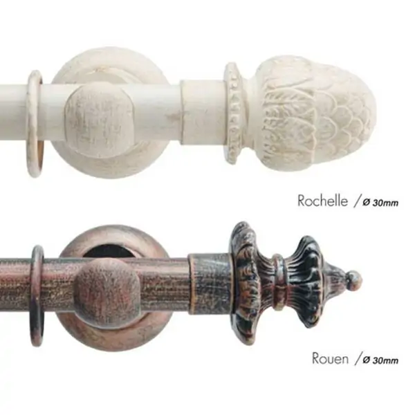 Decorative curtain rod Stile_4