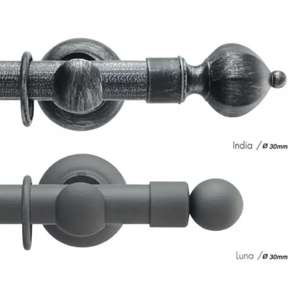 Decorative curtain rod Stile_5