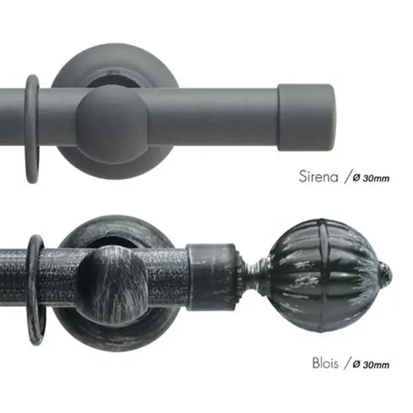 Decorative curtain rod Stile_3