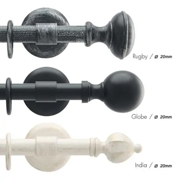 Decorative curtain rod Stile_2