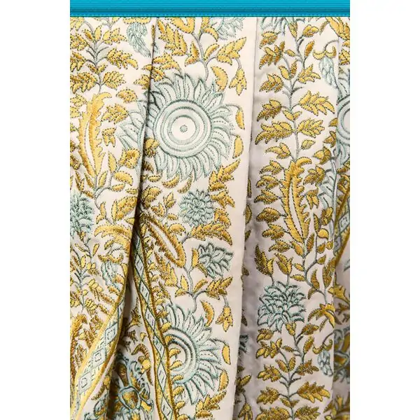 Fabric for curtains KALAMKAR BRODERIE_2