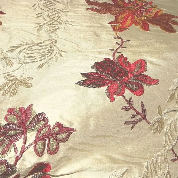 Almond curtain fabric_