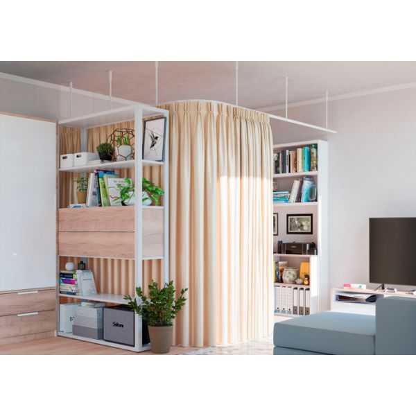Draped curtain rod Round 468_2